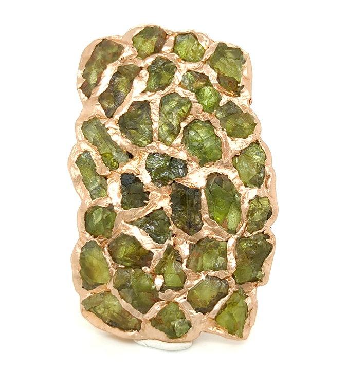 arizona peridot ring olive peridot